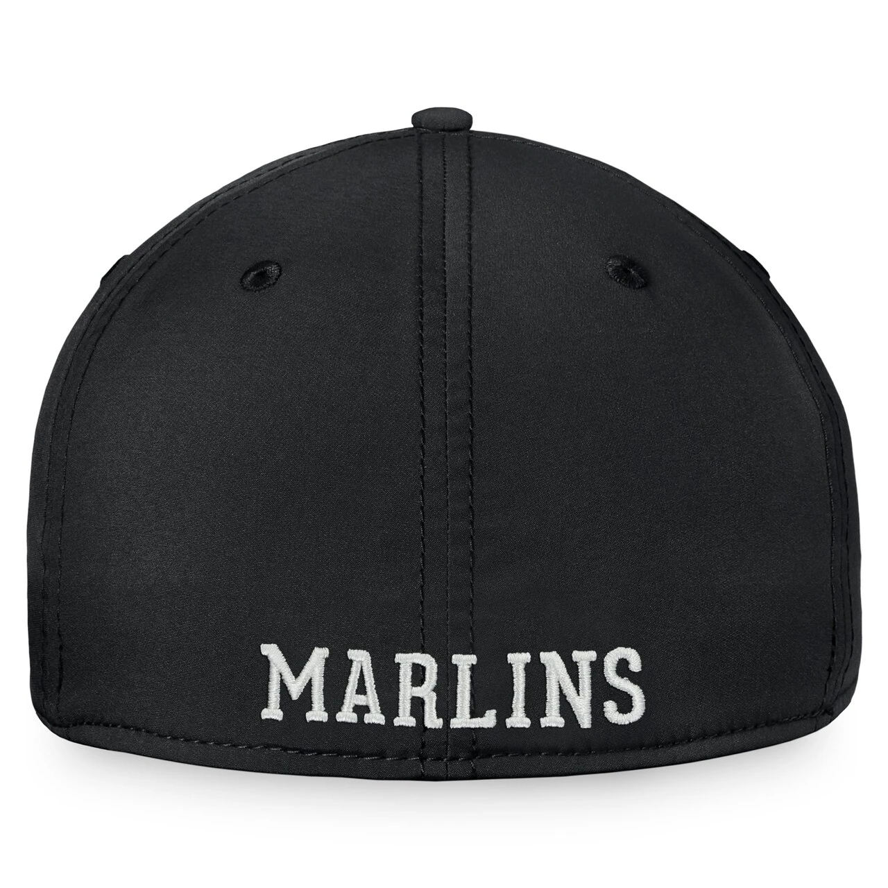 Men's Miami Marlins Fanatics Branded Black/Blue Core Flex Hat 4 Men's Miami Marlins Fanatics Branded Black/Blue Core Flex Hat - Image 4