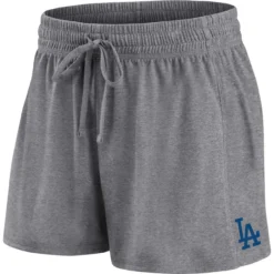 Women's Los Angeles Dodgers Fanatics Branded Royal/Gray Script T-Shirt & Shorts Combo Set -Fanatics gray los angeles dodgers script t shirt and shorts combo set ss5 p 5034742pv 4u qbrckjcnmcgcnyxiy9l2v plmijfxr7nfbqyvxj0c6