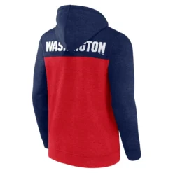 Men's Washington Nationals Fanatics Branded Heathered Red/Heathered Navy Blown Away Full-Zip Hoodie -Fanatics heathered navy washington nationals blown away full zip hoodie pi4641000 altimages ff 4641097 78821c4a86ae622af606alt3 full