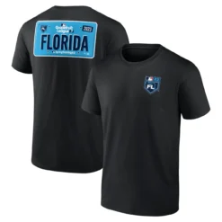 Men's Fanatics Branded Black 2023 MLB Spring Training Florida License Plate T-Shirt