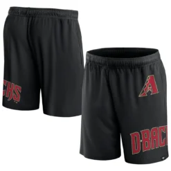 Men's Arizona Diamondbacks Fanatics Branded Black Clincher Mesh Shorts