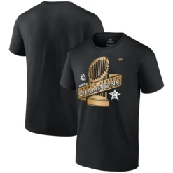 Men's Houston Astros Fanatics Branded Black 2022 World Series Champions Parade T-Shirt
