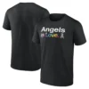 Men's Los Angeles Angels Fanatics Branded Black City Pride T-Shirt