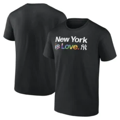 Men's New York Yankees Fanatics Branded Black City Pride T-Shirt