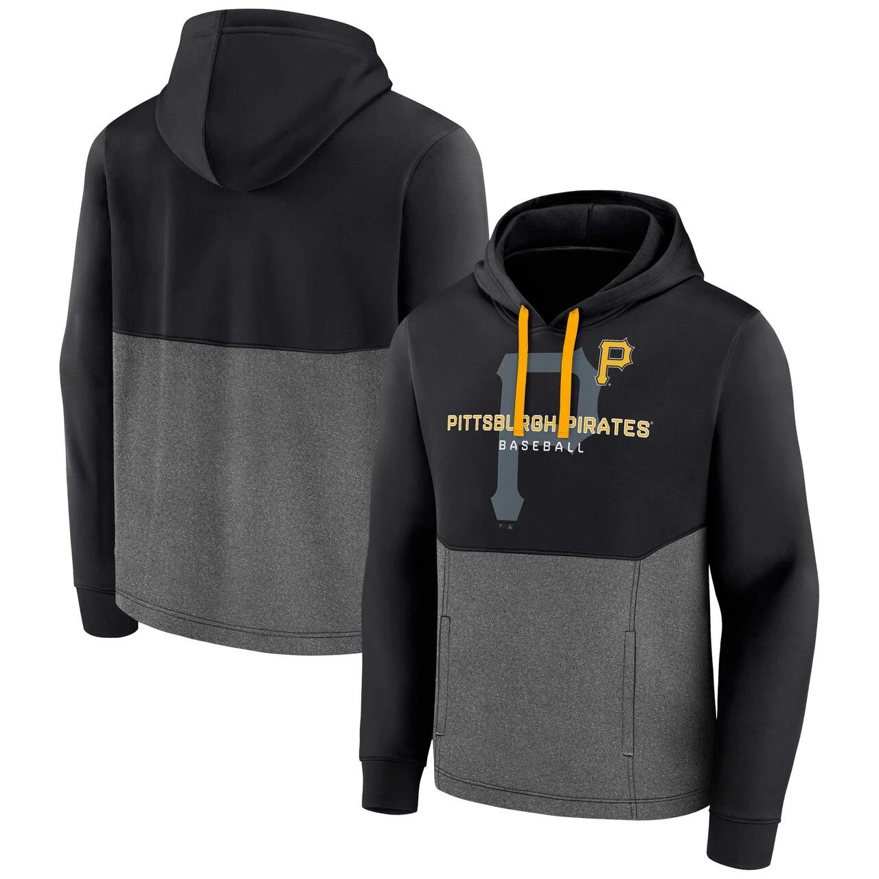 Men's Pittsburgh Pirates Fanatics Branded Black Call The Shots Pullover Hoodie 1 Men's Pittsburgh Pirates Fanatics Branded Black Call The Shots Pullover Hoodie