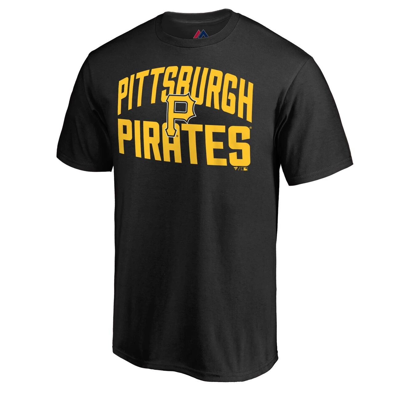 Men's Pittsburgh Pirates Fanatics Branded Black Logo #1 Dad T-Shirt 2 Men's Pittsburgh Pirates Fanatics Branded Black Logo #1 Dad T-Shirt - Image 2
