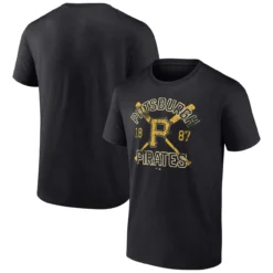 Men's Pittsburgh Pirates Fanatics Branded Black Second Wind T-Shirt