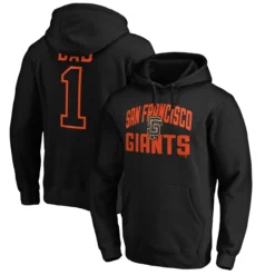 Men's San Francisco Giants Fanatics Branded Black Father's Day #1 Dad Pullover Hoodie