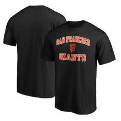 Men's San Francisco Giants Fanatics Branded Black Heart & Soul T-Shirt