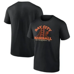 Men's San Francisco Giants Fanatics Branded Black Hometown Bay City Baseball T-Shirt