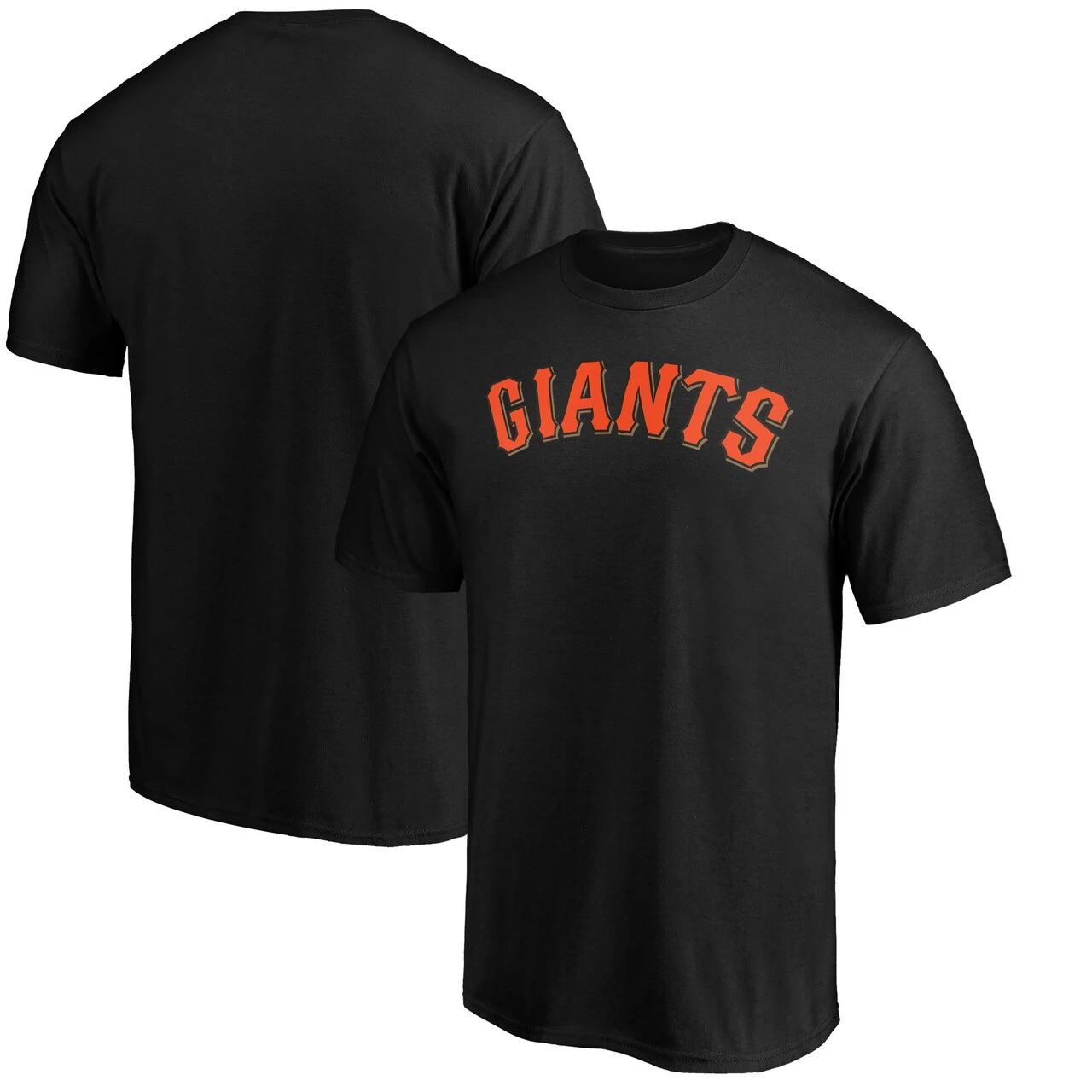 Men's San Francisco Giants Fanatics Branded Black Official Wordmark T-Shirt 1 Men's San Francisco Giants Fanatics Branded Black Official Wordmark T-Shirt