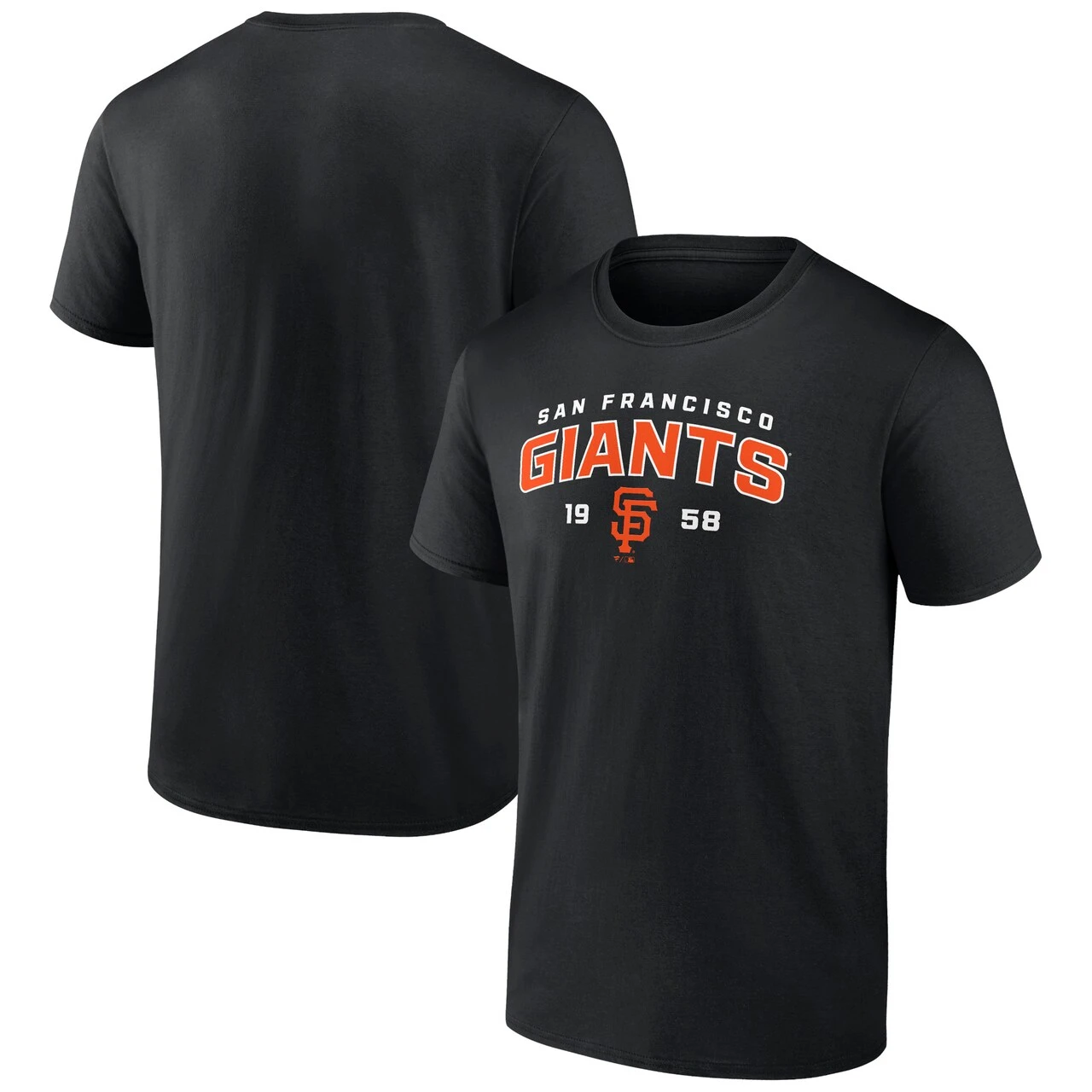 Men's San Francisco Giants Fanatics Branded Black Rebel T-Shirt 1 Men's San Francisco Giants Fanatics Branded Black Rebel T-Shirt