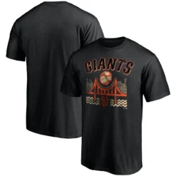 Men's San Francisco Giants Fanatics Branded Black The Bay Hometown Collection T-Shirt