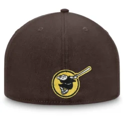 Men's San Diego Padres Fanatics Branded Brown Team Core Fitted Hat -Fanatics mens fanatics branded brown san diego padres team core fitted hat pi4236000 altimages ff 4236865 3cf99946814cc449477dalt4 full