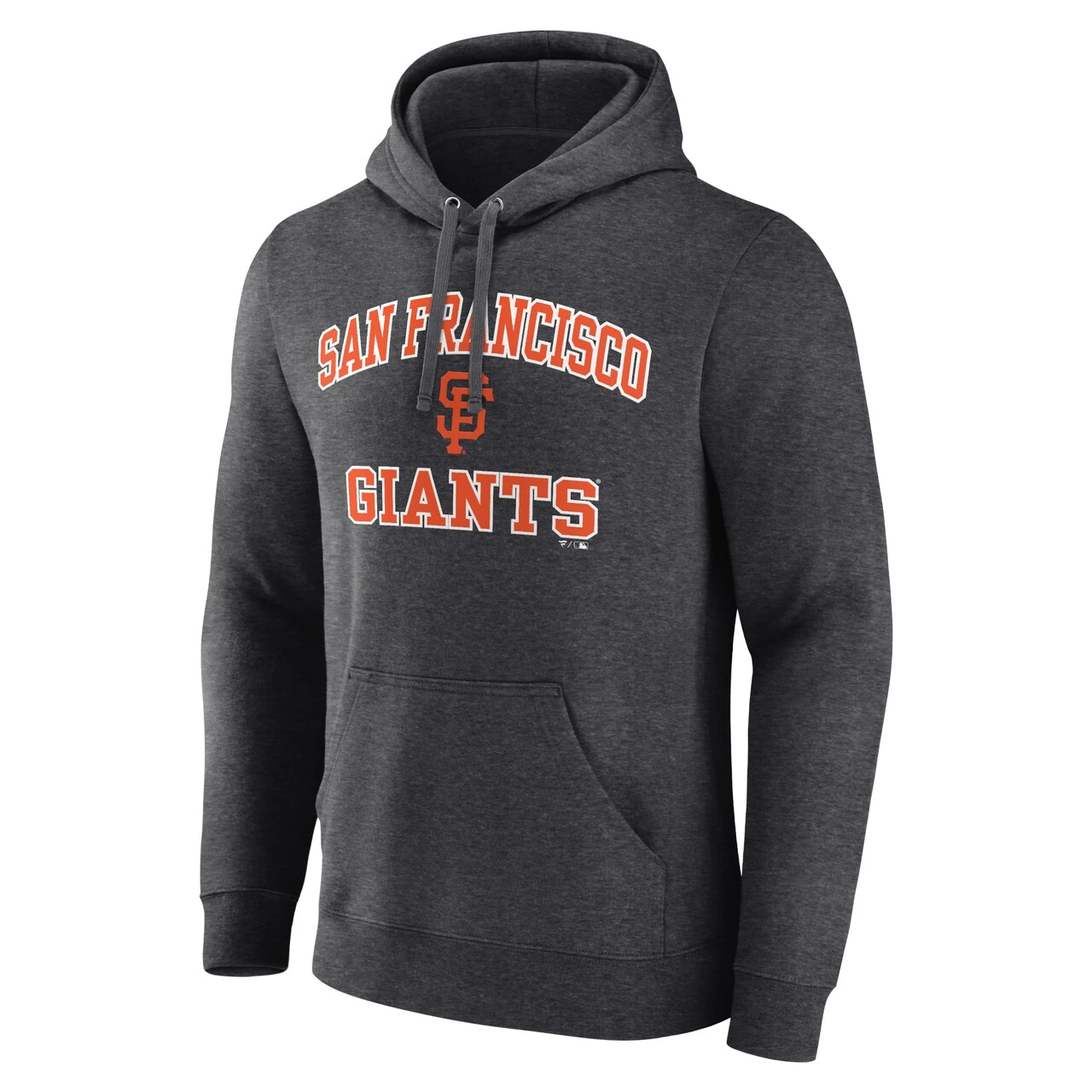 Men's San Francisco Giants Fanatics Branded Charcoal Heart & Soul Fitted Pullover Hoodie 2 Men's San Francisco Giants Fanatics Branded Charcoal Heart & Soul Fitted Pullover Hoodie - Image 2