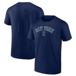 Men's New York Yankees Derek Jeter Fanatics Branded Navy Player Name & Number T-Shirt
