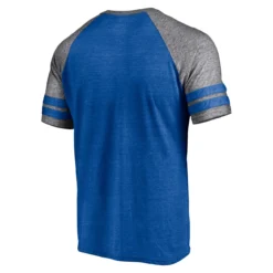 Men's Chicago Cubs Fanatics Branded Heather Royal Utility Two-Stripe Raglan Tri-Blend T-Shirt -Fanatics mens fanatics branded heather royal chicago cubs utility two stripe raglan tri blend t shirt pi5022000 altimages ff 5022501 5b6bcfc88d97c281fe79alt3 full