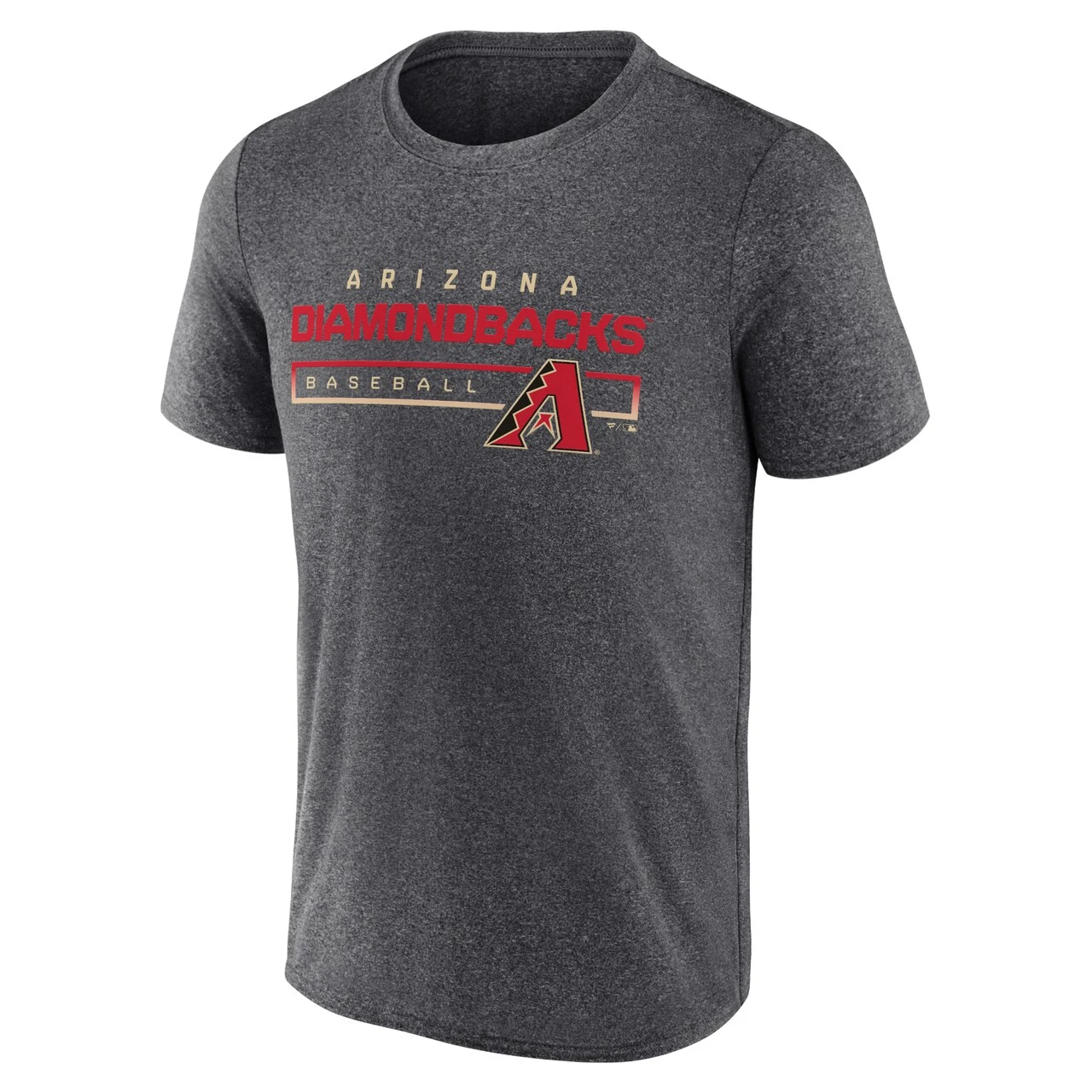 Men's Arizona Diamondbacks Fanatics Branded Heathered Charcoal Durable Goods Synthetic T-Shirt 2 Men's Arizona Diamondbacks Fanatics Branded Heathered Charcoal Durable Goods Synthetic T-Shirt - Image 2