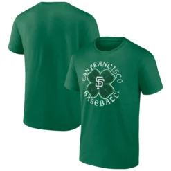 Men's San Francisco Giants Fanatics Branded Kelly Green Celtic Clover T-Shirt