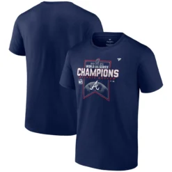 Men's Atlanta Braves Fanatics Branded Navy 2021 World Series Champions Locker Room T-Shirt