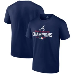 Men's Atlanta Braves Fanatics Branded Navy 2021 World Series Champions T-Shirt