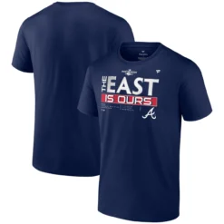 Men's Atlanta Braves Fanatics Branded Navy 2022 NL East Division Champions Locker Room T-Shirt
