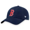 Men's Boston Red Sox Fanatics Branded Navy Cooperstown Collection Core Adjustable Hat