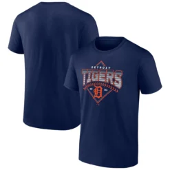 Men's Detroit Tigers Fanatics Branded Navy Ahead In The Count T-Shirt