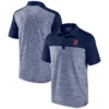 Men's Detroit Tigers Fanatics Branded Navy Iconic Omni Brushed Space-Dye Polo
