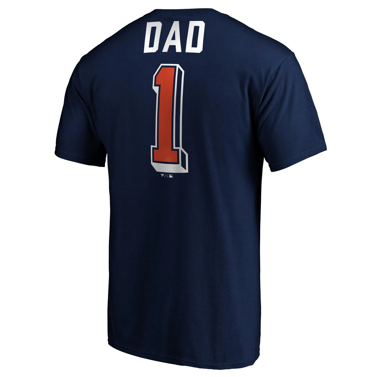 Men's Detroit Tigers Fanatics Branded Navy Number One Dad Team T-Shirt 3 Men's Detroit Tigers Fanatics Branded Navy Number One Dad Team T-Shirt - Image 3