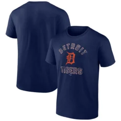 Men's Detroit Tigers Fanatics Branded Navy Second Wind T-Shirt