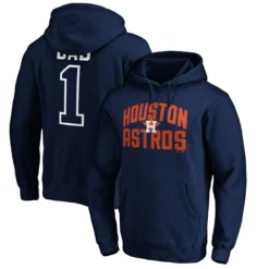 Men's Houston Astros Fanatics Branded Navy Father's Day #1 Dad Pullover Hoodie