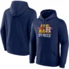 Men's Houston Astros Fanatics Branded Navy Hometown Collection Team Fitted Pullover Hoodie