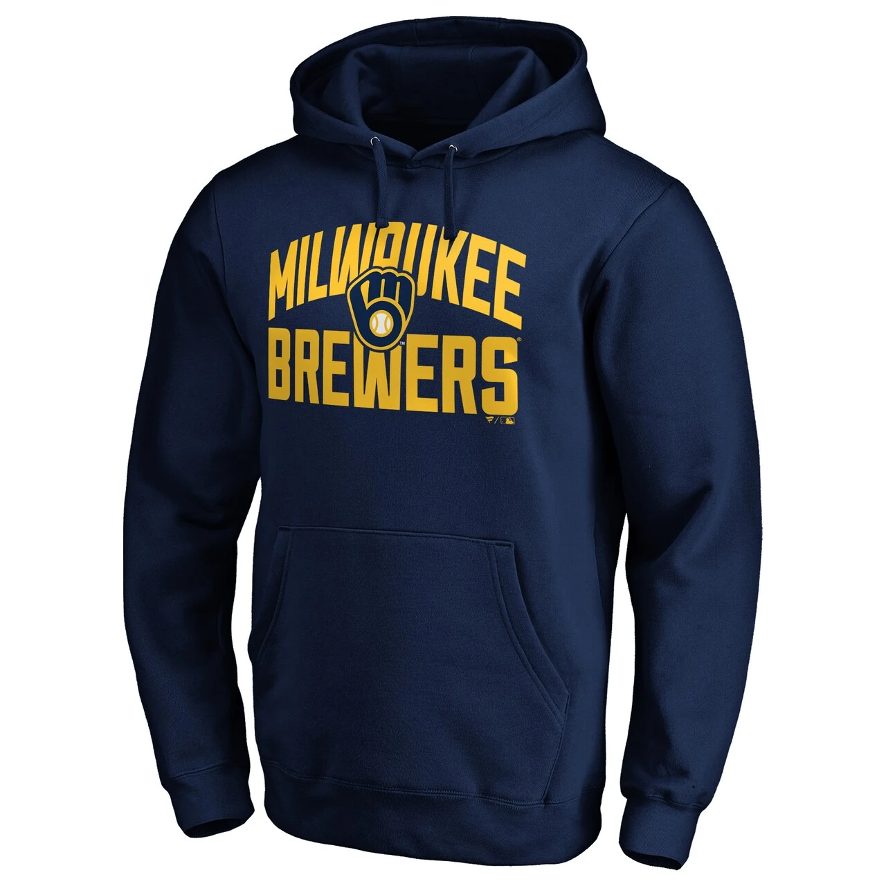 Men's Milwaukee Brewers Fanatics Branded Navy Father's Day #1 Dad Pullover Hoodie 2 Men's Milwaukee Brewers Fanatics Branded Navy Father's Day #1 Dad Pullover Hoodie - Image 2