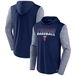Men's Minnesota Twins Fanatics Branded Navy Future Talent Transitional Pullover Hoodie