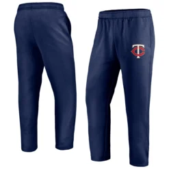 Men's Minnesota Twins Fanatics Branded Navy Primary Logo Sweatpants