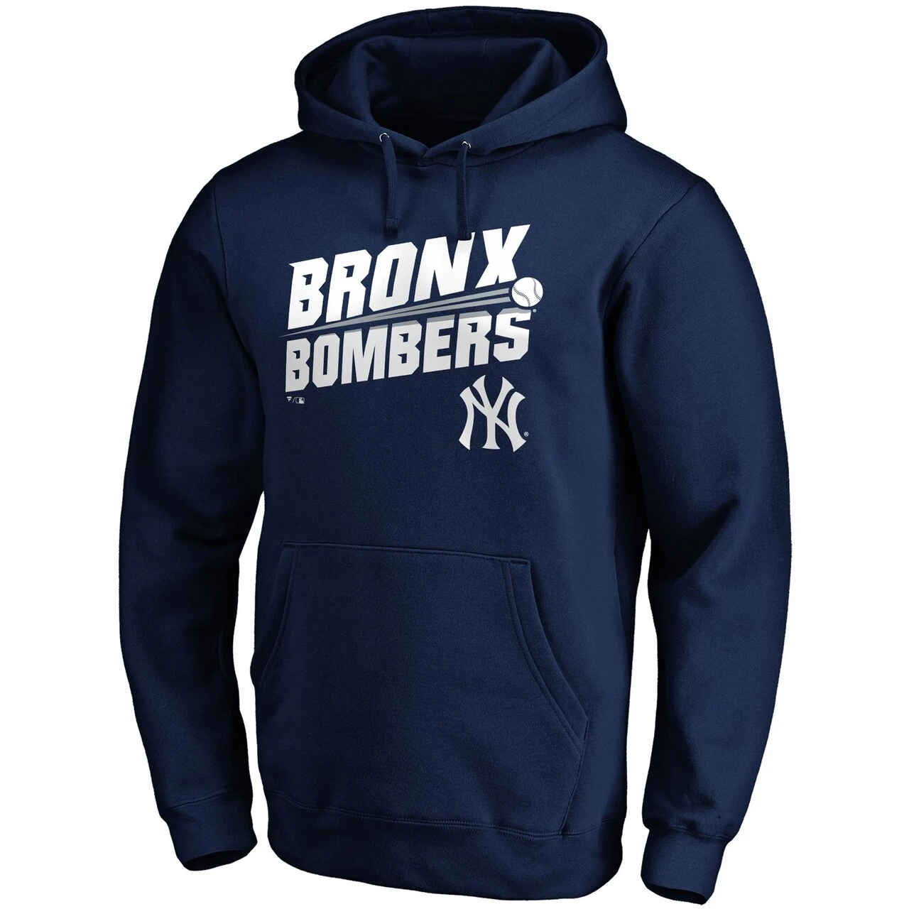 Men's New York Yankees Fanatics Branded Navy Hometown Bronx Bombers Fitted Pullover Hoodie 2 Men's New York Yankees Fanatics Branded Navy Hometown Bronx Bombers Fitted Pullover Hoodie - Image 2