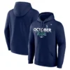 Men's Seattle Mariners Fanatics Branded Navy 2022 Postseason Locker Room Pullover Hoodie