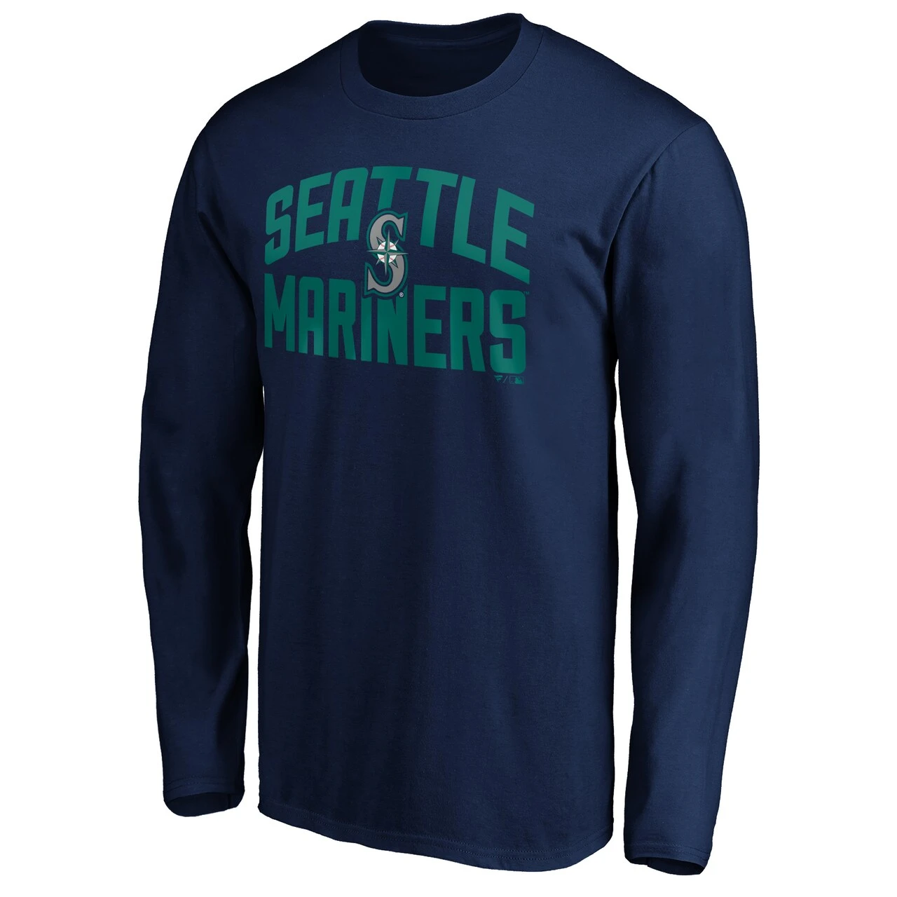 Men's Seattle Mariners Fanatics Branded Navy Father's Day #1 Dad Long Sleeve T-Shirt 2 Men's Seattle Mariners Fanatics Branded Navy Father's Day #1 Dad Long Sleeve T-Shirt - Image 2
