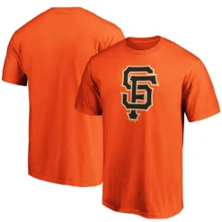 Men's San Francisco Giants Fanatics Branded Orange Official Logo T-Shirt