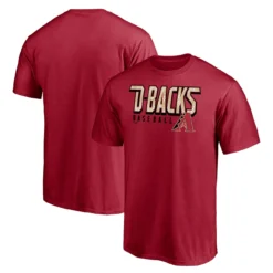 Men's Arizona Diamondbacks Fanatics Branded Red Hometown Logo T-Shirt