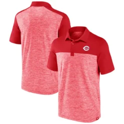 Men's Cincinnati Reds Fanatics Branded Red Iconic Omni Brushed Space-Dye Polo
