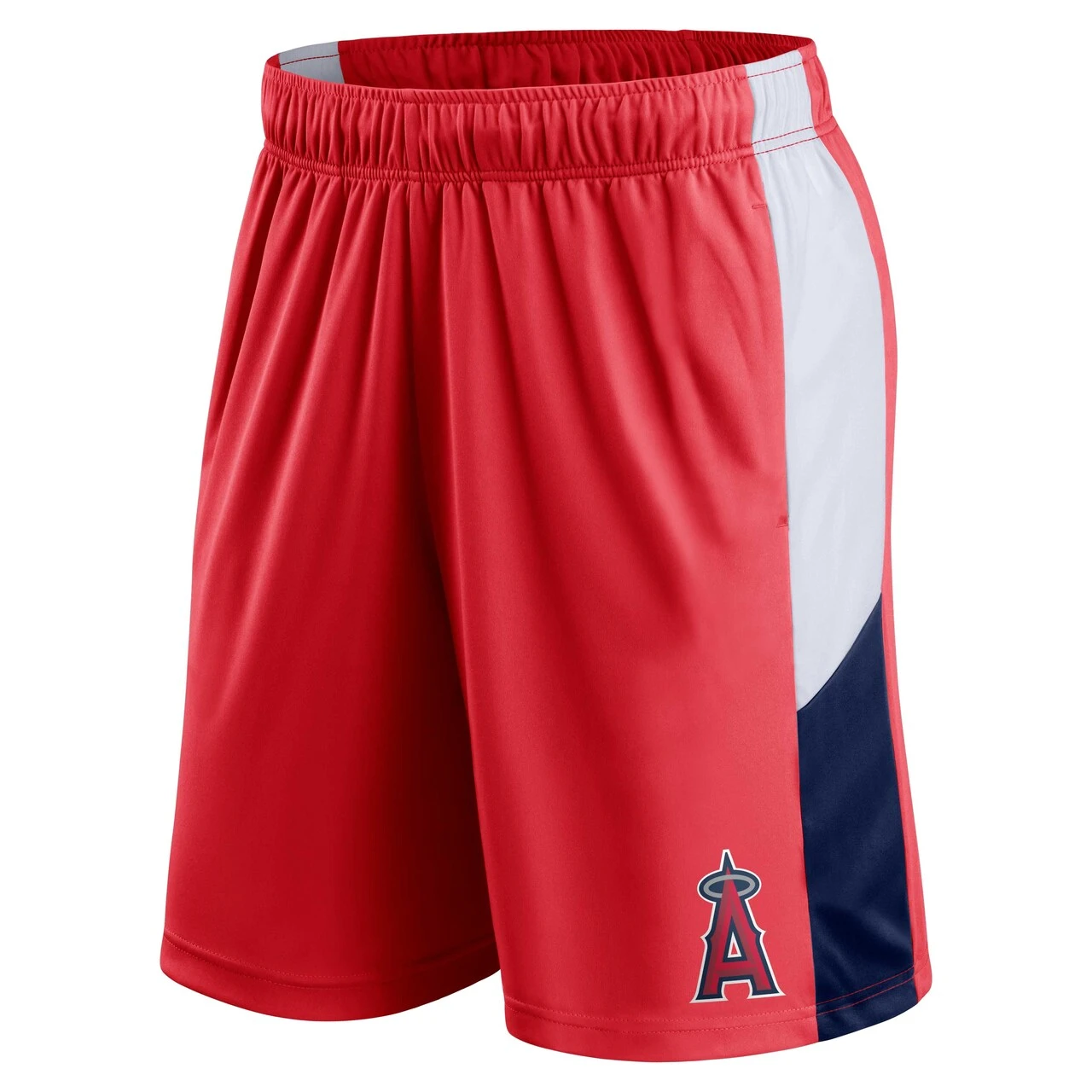Men's Los Angeles Angels Fanatics Branded Red Champion Rush Color Block Shorts 2 Men's Los Angeles Angels Fanatics Branded Red Champion Rush Color Block Shorts - Image 2