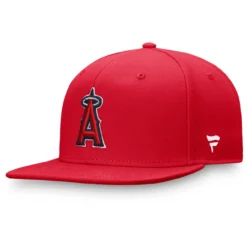 Men's Los Angeles Angels Fanatics Branded Red Core Adjustable Snapback Hat