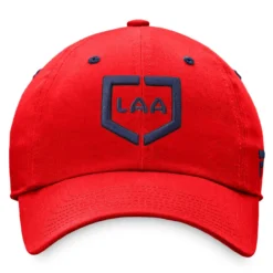Fanatics -Fanatics mens fanatics branded red los angeles angels iconic home plate adjustable hat pi4368000 altimages ff 4368336 cfc0128de121c305db22alt2 full