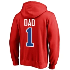 Men's Philadelphia Phillies Fanatics Branded Red 2019 Father's Day #1 Dad Pullover Hoodie -Fanatics mens fanatics branded red philadelphia phillies 2019 fathers day number 1 dad pullover hoodie pi2474000 altimages ff 2474766alt3 full
