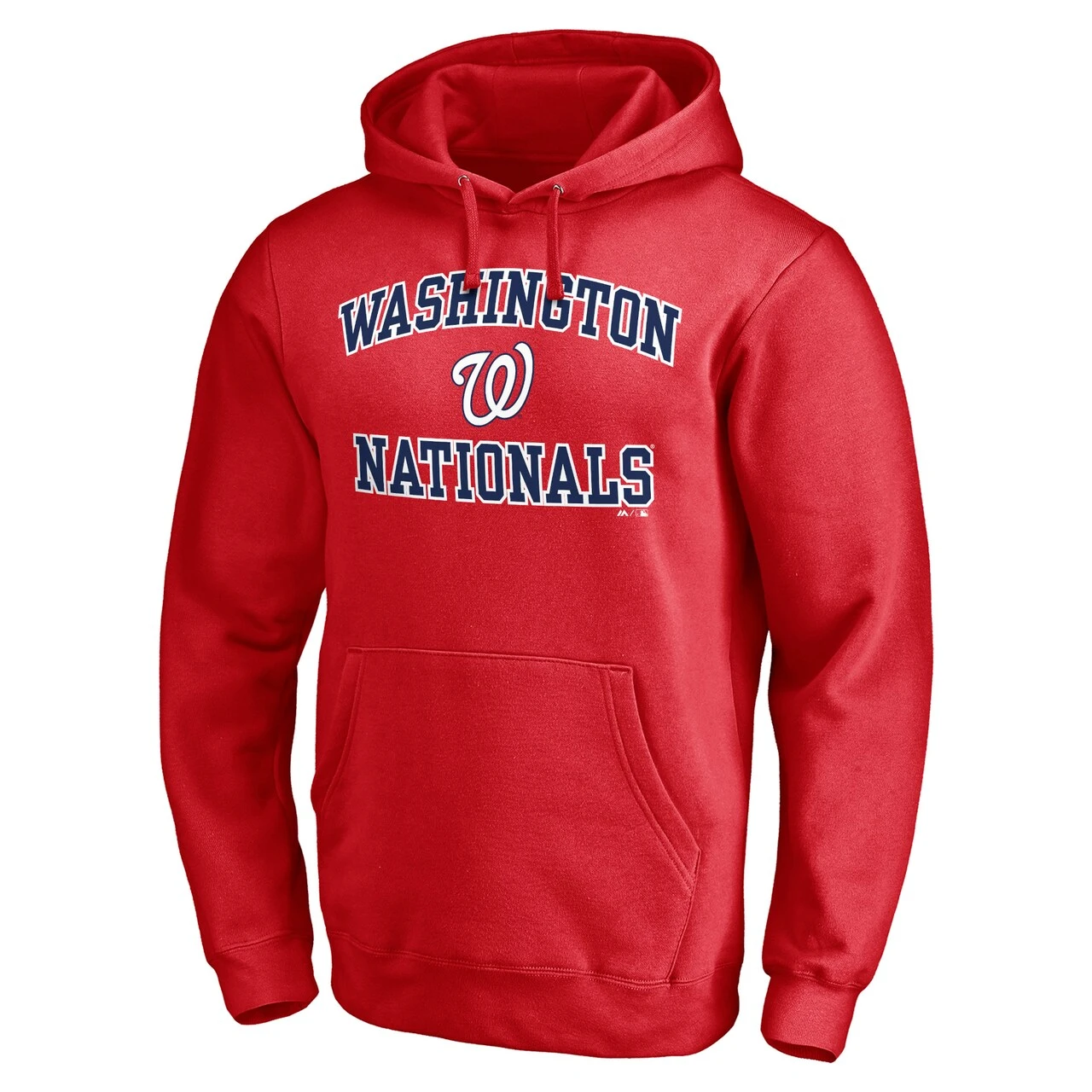 Men's Washington Nationals Fanatics Branded Red Heart & Soul Fitted Pullover Hoodie 2 Men's Washington Nationals Fanatics Branded Red Heart & Soul Fitted Pullover Hoodie - Image 2