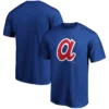 Men's Atlanta Braves Fanatics Branded Royal Cooperstown Collection Forbes Team T-Shirt