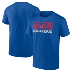 Men's Atlanta Braves Fanatics Branded Royal Cooperstown Collection Swing Away T-Shirt