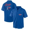 Men's Chicago Cubs Fanatics Branded Royal Proven Winner Camp Button-Up Shirt